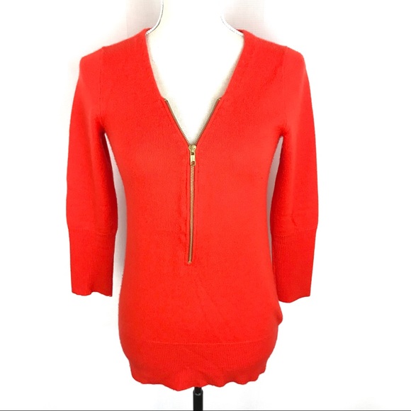 J. Crew Sweaters - J. CREW | Cashmere Zip Henley